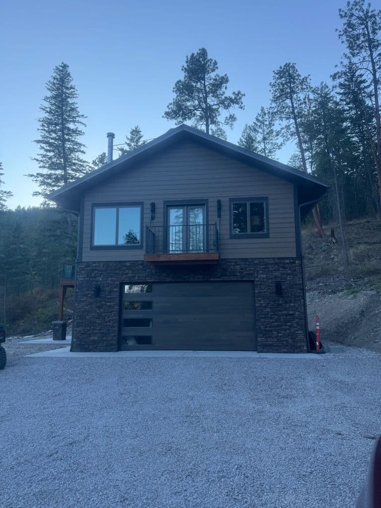 Gallery photos for Modern Elegance with New Wood Plank Garage Door: Image #1