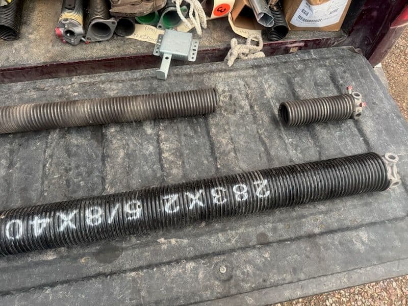 Garage Door Spring Upgrade in St. Ignatius