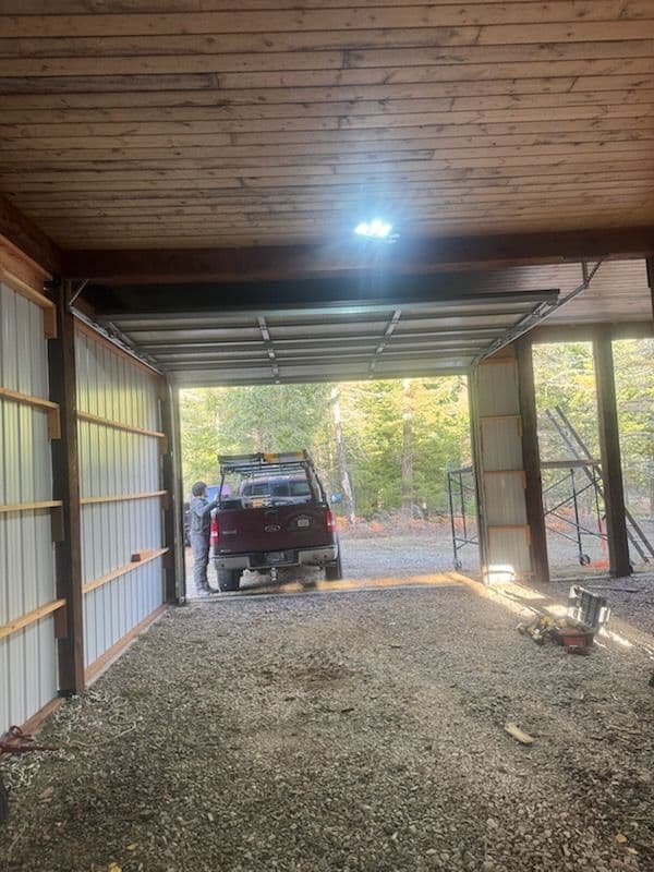 Gallery photos for Seamless Garage Door Installation in Rustic Setting: Image #1