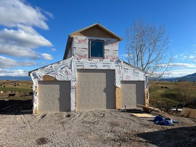 Exciting X Design Garage Door Project in Progress