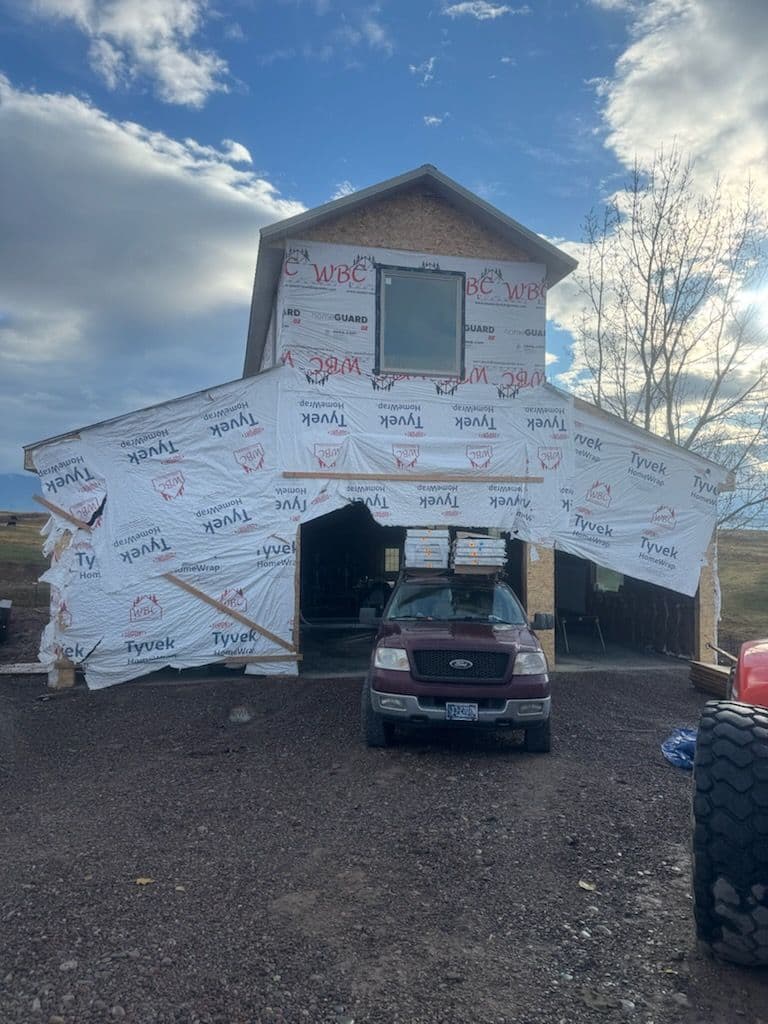 Gallery photos for Exciting X Design Garage Door Project in Progress: Image #2