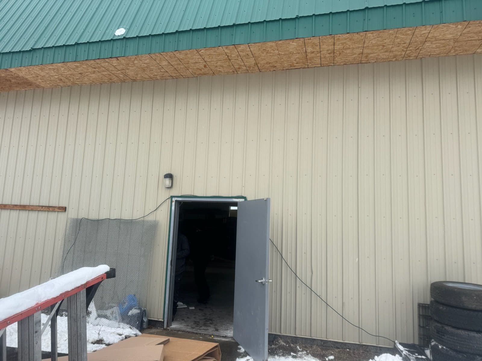 Gallery photos for New Garage Door Installation at Our Shop: Image #1